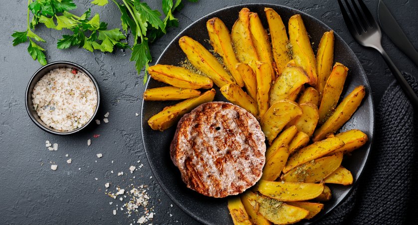 Ricetta hamburger al forno con patate