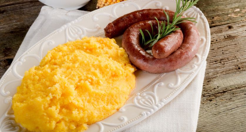 Ricetta polenta e salsiccia