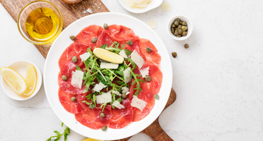come si cucina il carpaccio di bovino, ricetta
