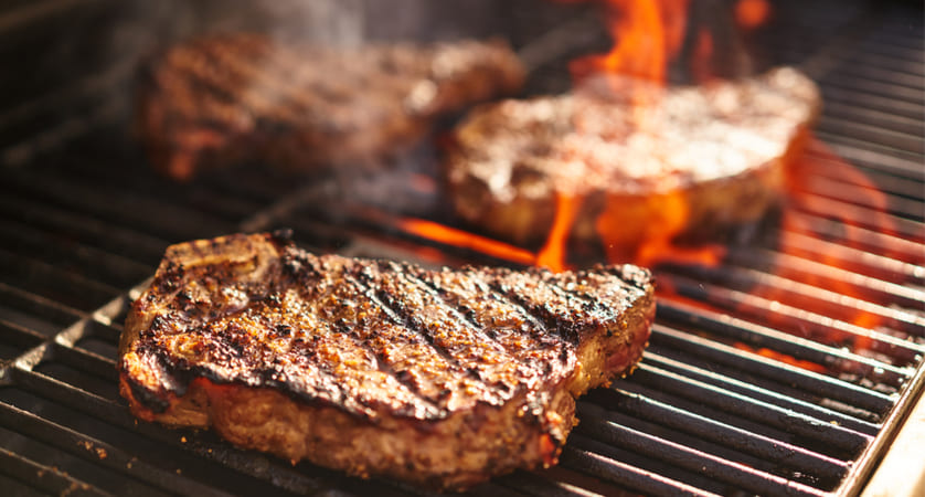 grill significato, carne alla griglia