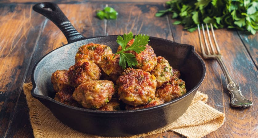 Polpette con carne lessa
