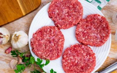 Hamburger al forno con mozzarella