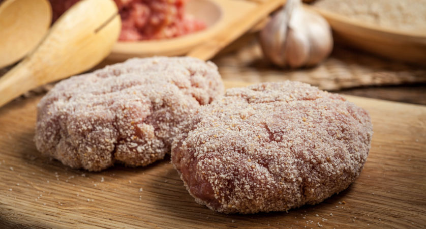 come fare hamburger impanato