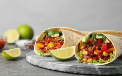 Tortillas ripiene di carne