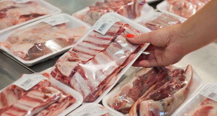 La carne non contiene glutine