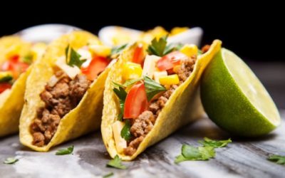 Tacos con carne macinata