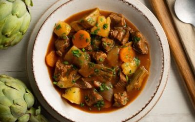 Agnello con carciofi alla campidanese