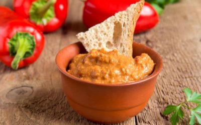 Salsa ai peperoni per hamburger