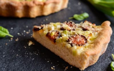 Torta salata patate e salsiccia