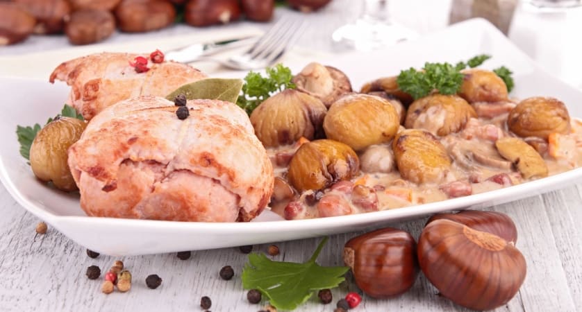Ricetta arrosto con castagne autentico